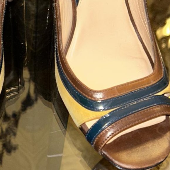 Cole Haan Women's Multi-Colored Square-Heeled Sandal - Picture 4 of 9